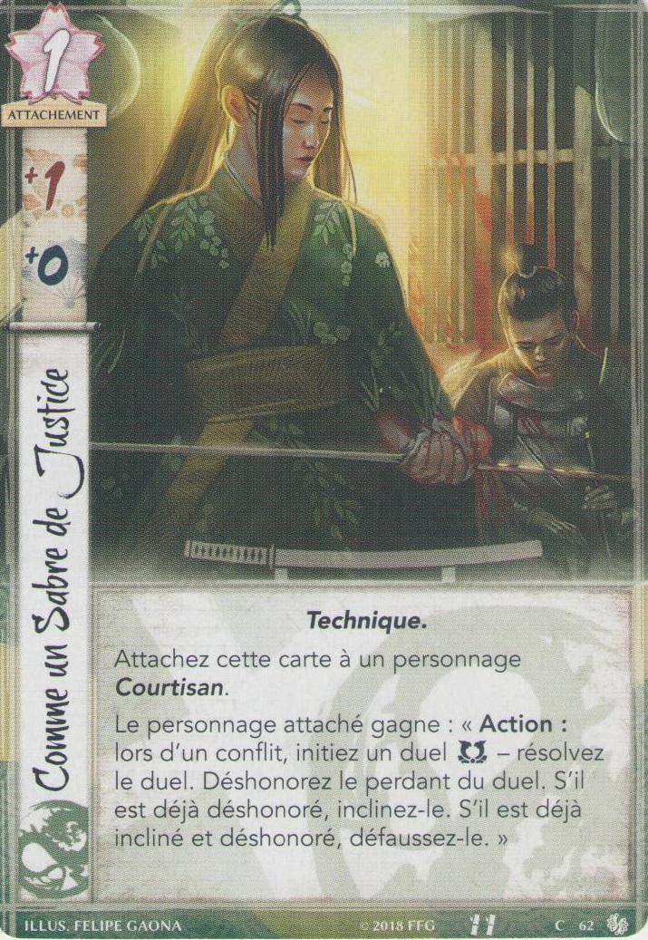 Comme un Sabre de Justice